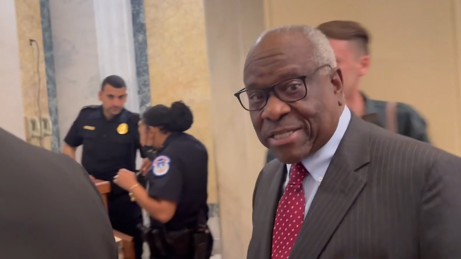 MS NOW Hounds Justice Clarence Thomas